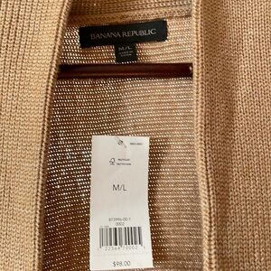 Banana Republic NWT PONCHO OOEN TH CAMELS/ 873996-00